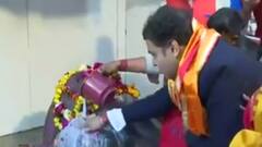 UP Election 2022: वोटिंग से पहले Yogi सरकार में मंत्री श्रीकांत शर्मा ने की पूजा-अर्चना