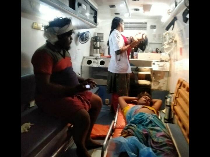 Kanyakumari: A nurse who gave birth in a 108 ambulance rescues a woman suffering from labor pains வலியால் துடித்த கூலித் தொழிலாளி - 108 ஆம்புலன்ஸிலேயே பிரசவம் பார்த்த செவிலியருக்கு குவியும் பாராட்டு