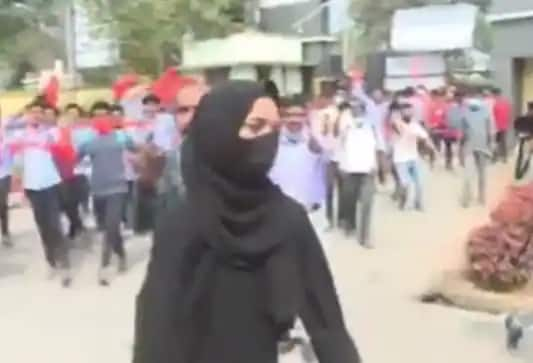 karnataka hijab controversy rss muslim wing supports karnataka girl Karnataka Hijab Row: বিক্ষোভের নিন্দা, হিজাব-বিতর্কে মুসকানের পাশে আরএসএসের মুসলিম শাখা