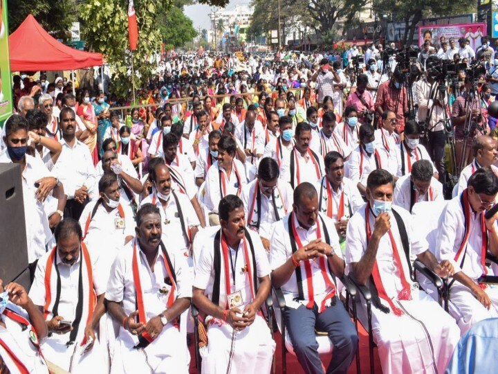 ’மக்களுக்கு நம்பிக்கை துரோகம் செய்த கட்சி திமுக’ - அதிமுக ஒருங்கிணைப்பாளர் ஒ.பன்னீர்செல்வம் குற்றச்சாட்டு