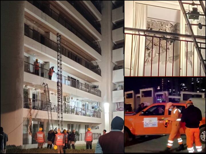 Haryana Gurugram Chintels Paradiso housing complex portion of roof of an apartment has collapsed NDRF team reaches Haryana के गुरुग्राम में बड़ा हादसा, छठी मंज़िल की छत गिरने से नीचे की कई मंज़िलें टूटीं, रेस्क्यू ऑपरेशन जारी