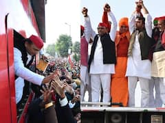 UP Election 2022: बिजनौर पहुंचे Akhilesh Yadav और Jayanch Chaudhary, कहा- जिस तरह से वोटिंग हो रही है, नतीजा आज शाम तक ही आ जाएगा