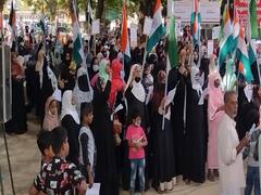 ஹிஜாப் விவகாரத்தில் கர்நாடக பாஜக அரசை கண்டித்து கடலூரில் இஸ்லாமியர்கள் ஆர்பாட்டம்