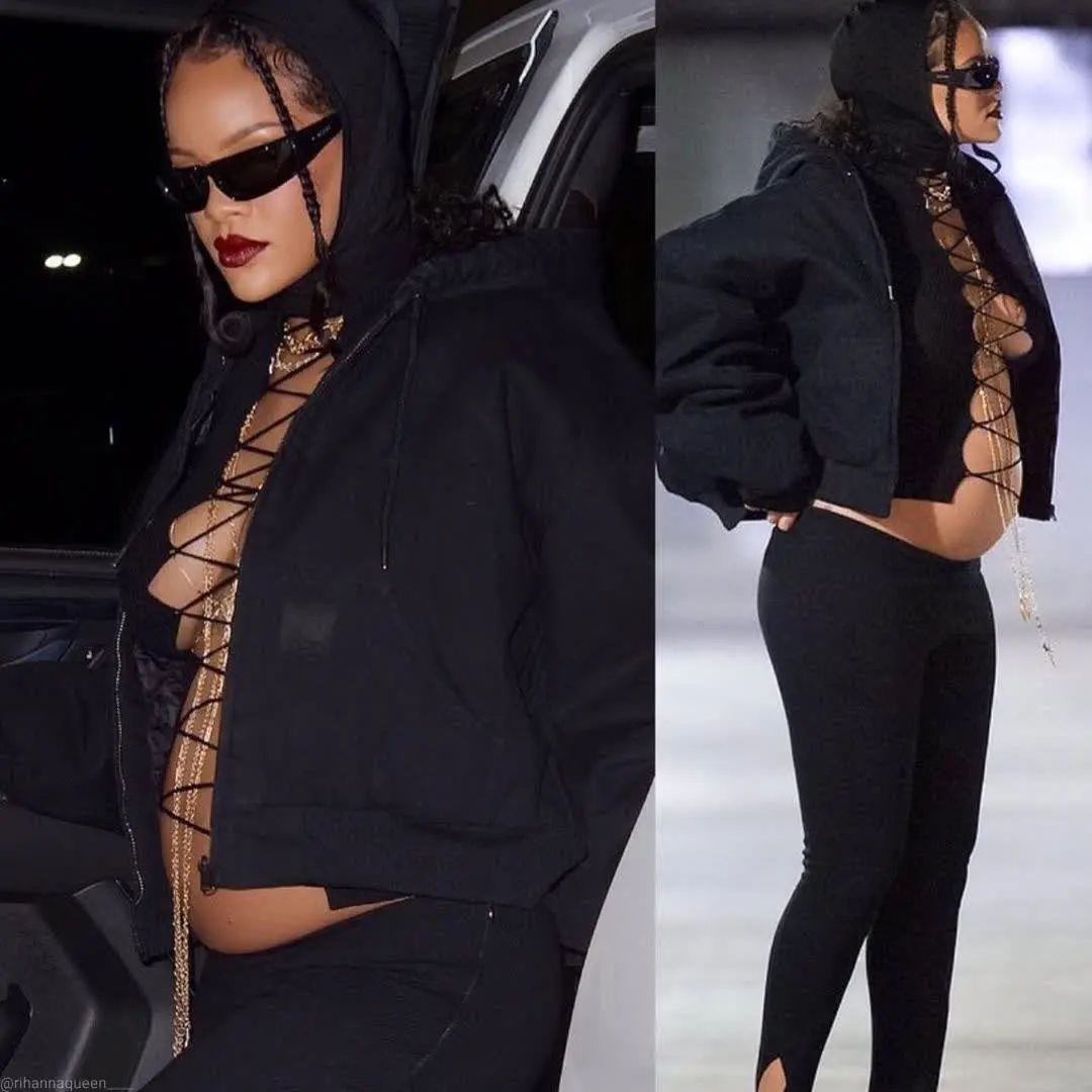 ਬੋਲਡ ਅੰਦਾਜ਼ 'ਚ ਰਿਹਾਨਾ ਨੇ ਫਲੌਂਟ ਕੀਤਾ ਬੇਬੀ ਬੰਪ