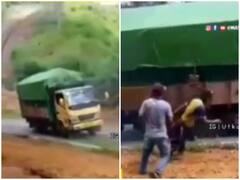 Watch: 'मौत को छू कर टक से वापस आया ड्राइवर', Video का एक- एक सेकेंड कर देगा सांसे ऊपर-नीचे