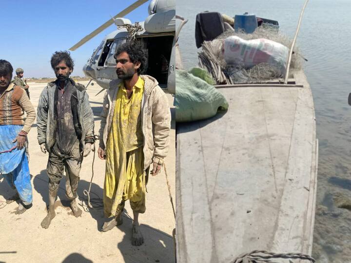 Gujarat: 3 Pakistani Fishermen, 11 Boats Captured By BSF On Ground Of Intrusion. Operation Underway Gujarat: 3 Pakistani Fishermen, 11 Boats Captured By BSF On Ground Of Intrusion. Operation Underway