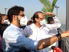 उपमुख्यमंत्री-पर्यावरण मंत्री साथ-साथ; आदित्य ठाकरेंच्या वरळी मतदारसंघात अजित पवारांचा दौरा, विकासकामांची पाहणी