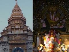 Pune : दगडूशेठ गणपतीला 'सूर्यकिरणांचा महाभिषेक'; किरणोत्सव सोहळा संपन्न