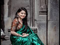 PHOTO: मराठी बिग बॉस फेम सोनालीने घेतलं कोल्हापूरच्या महालक्ष्मी देवीचं दर्शन; पाहा फोटो