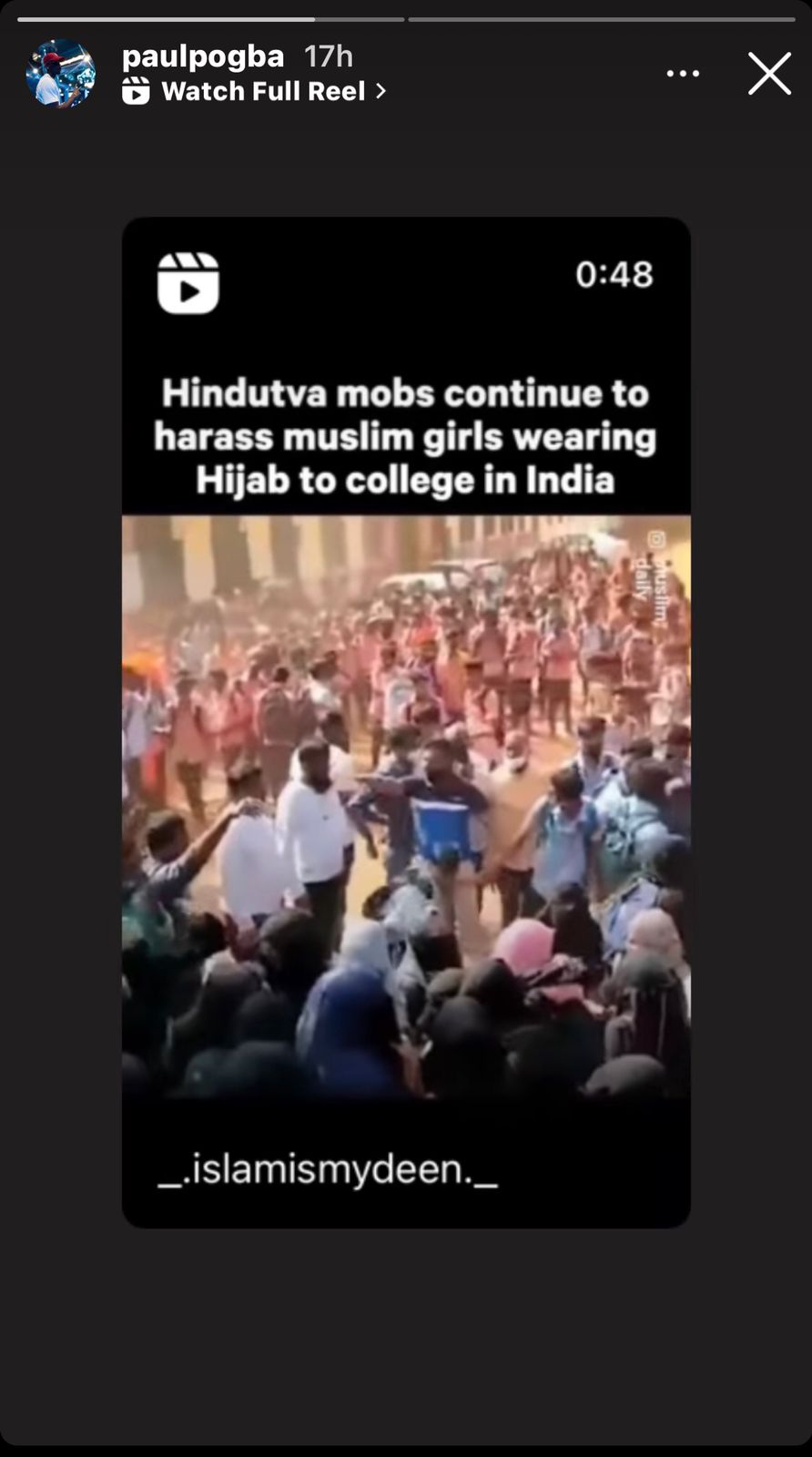Hijab Row: Man United Footballer Paul Pogba Expresses Solidarity With Karnataka Students, Shares Viral Video On Insta