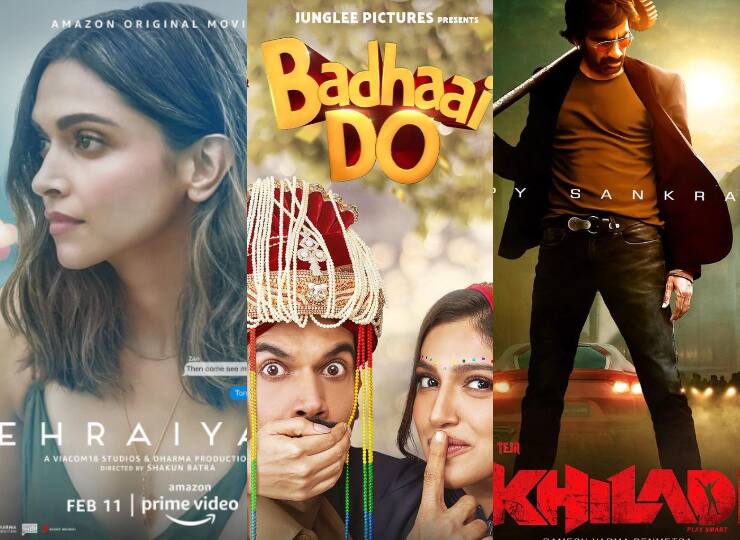 Deepika Padukone's Gehraiyaan, Rajkummar Rao- Bhumi Pednekar's Badhaai Do, Khiladi Releases Today Filmy Friday: Deepika Padukone's Gehraiyaan, Rajkummar Rao- Bhumi Pednekar's Badhaai Do, Khiladi Releases Today