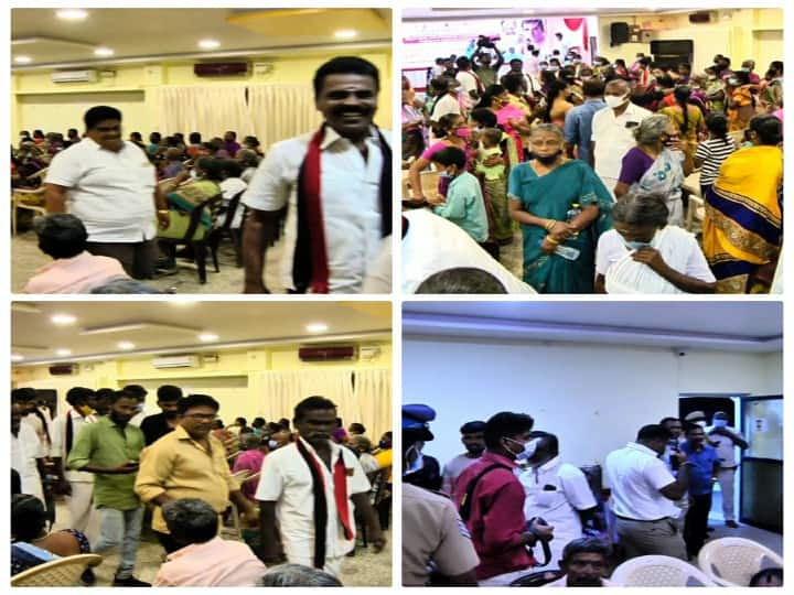 Local Body Election | Meeting at night in violation of the rules - Congress leaders who built the march by the flying force Local Body Election | விதிகளை மீறி இரவில் கூட்டம் - பறக்கும் படையால் நடையை கட்டிய காங்கிரஸ் தலைவர்கள்