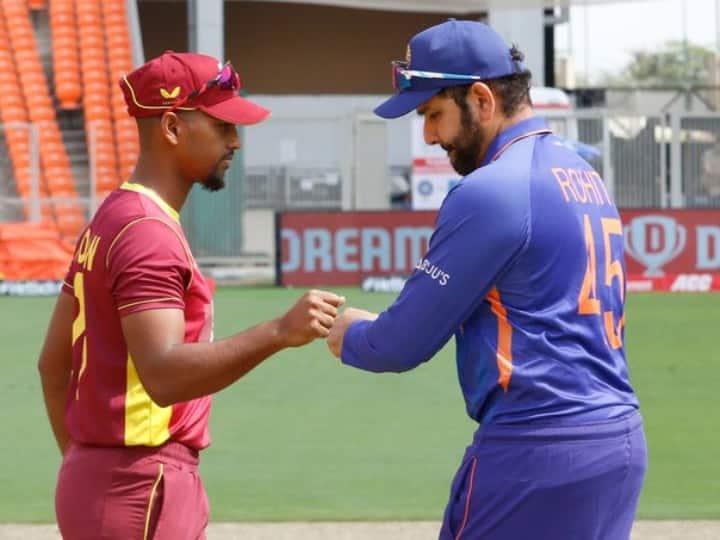 ind vs wi 3rd odi india won toss batting first playing xi Kuldeep yadav Shreyas iyer shikhar Dhawan IND vs WI 3rd ODI Toss: Team India ने टॉस जीतकर किया बैटिंग का फैसला, प्लेइंग इलेवन से बाहर हुए 4 खिलाड़ी