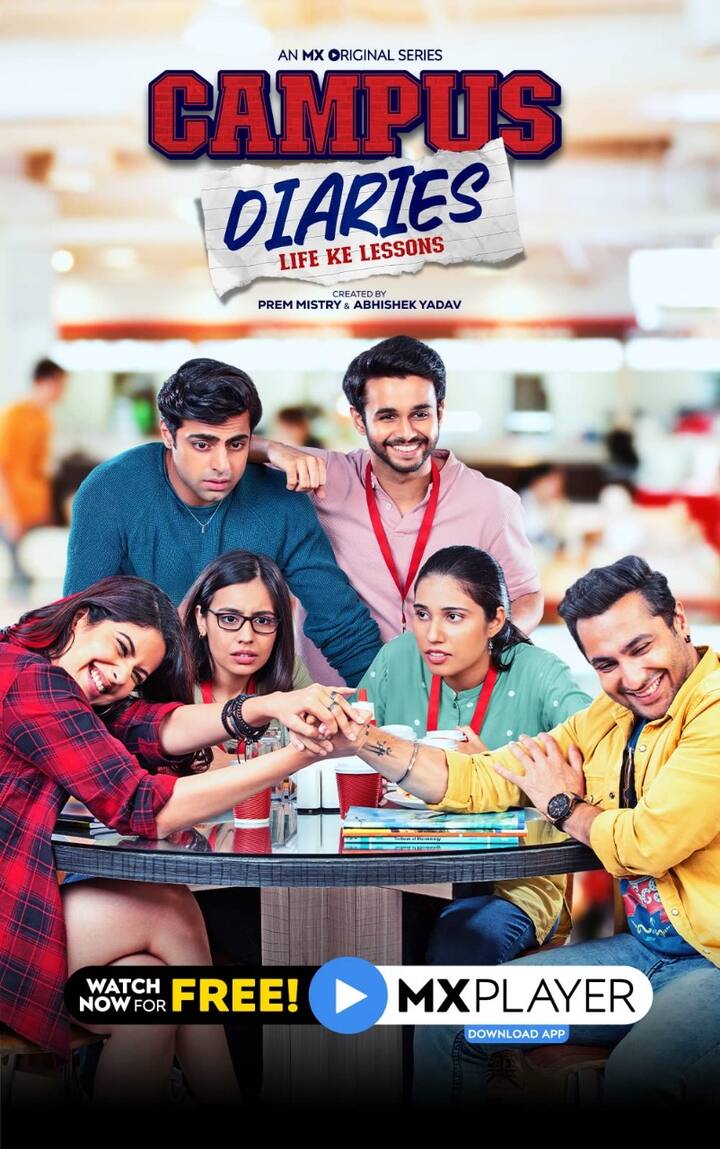 कैंपस डायरीज कॉलेज स्टूडेंट्स की मस्ती, दोस्ती और रोमांस की कहानी है. यह सीरीज एमएक्स प्लेयर पर देखी जा सकती है.