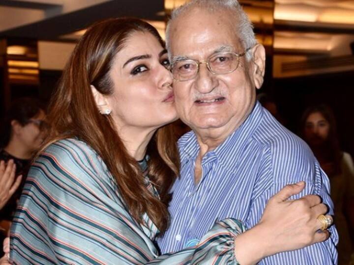 Raveena Tandon's Father Ravi Tandon Passes Away, Actress Shares Heartfelt Post Raveena Tandon's Father Ravi Tandon Passes Away, Actress Shares Heartfelt Post