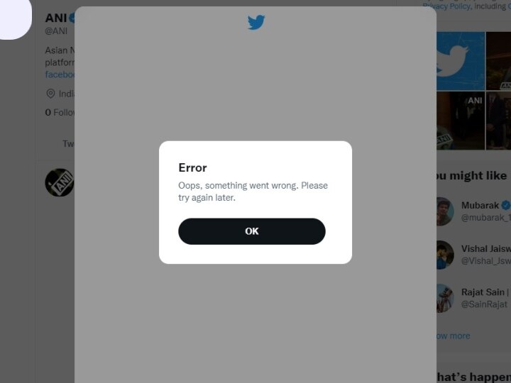 Twitter Down: ट्विटर हुआ डाउन, पेज लोड नहीं होने की यूजर्स ने की शिकायत