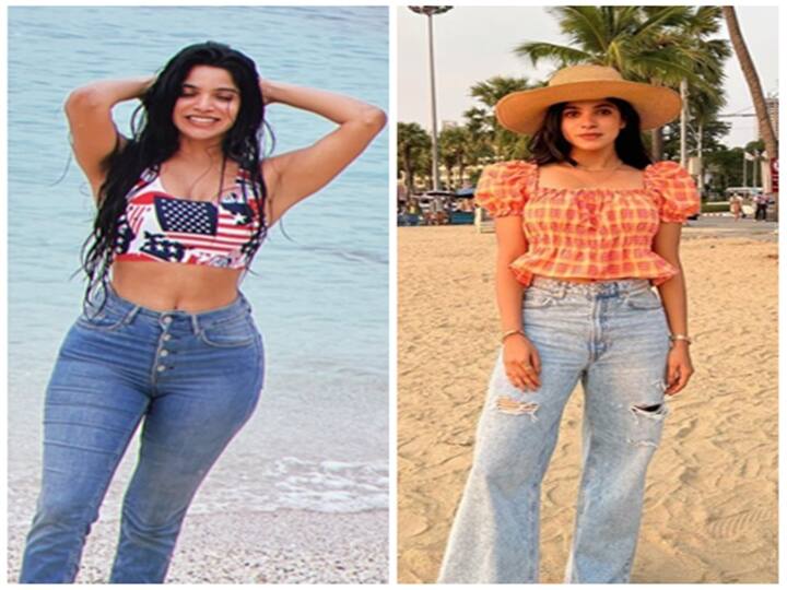 Divya Bharathi shared latest beach video instagram video goes viral - Watch Watch Video: தலைகோதும் இளங்காத்து... பீச்சில் ஃப்ரீயாக காத்து வாங்கும் திவ்ய பாரதி லேட்டஸ்ட் வீடியோ...