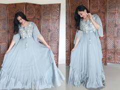 Sai Lokur: सईचं मनमोहक रूप; राखाडी ड्रेसमध्ये खुललं सौंदर्य