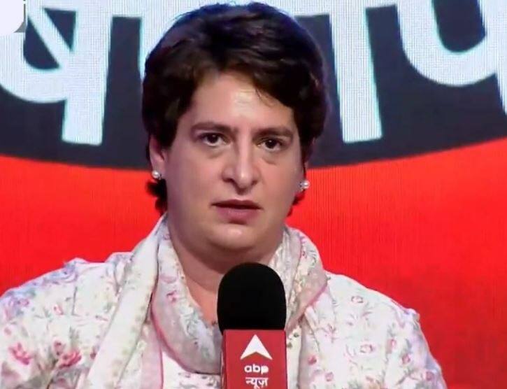 uttar pradesh assembly election 2022 priyanka gandhi vadra latest interview hits out at bjp  UP Election 2022: 'ઘોષણાપત્ર'માં વિરોધીઓ પર Priyanka Gandhi એ નિશાન સાધ્યું, મંદિર જવા પર અને ટુકડે-ટુકડે ગેંગ જેવા સવાલોના આપ્યા જવાબ