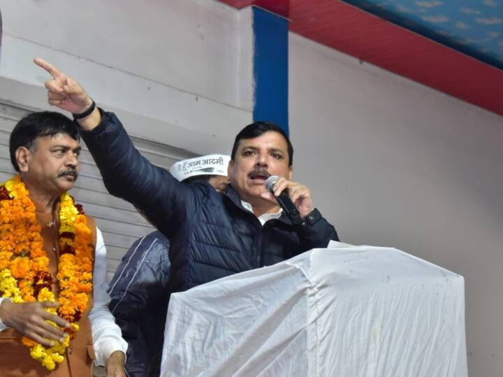 Uttar Pradesh Assembly Election 2022 BJP Aam Aadmi Party MP Sanjay Singh in Pilibhit Ram Mandir ANN UP Election 2022: संजय सिंह ने BJP पर लगाया चंदा चोरी का आरोप, कहा- एक मिनट में एक करोड़ 30 लाख कमा लिए