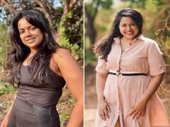 Sameera Reddy Transformation : 91 किलो की हो गई थीं Sameera Reddy इन टिप्स को फॉलो कर के घटाया वज़न