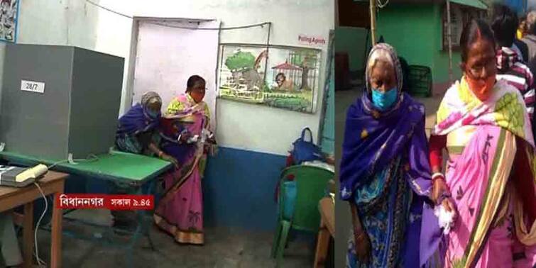 Bidhan Nagar Municipal Election 2022 Fake Voters Caught In Camera Of ABP Ananda Exclusive Bidhan Nagar Municipal Election 2022 : কোথাও শাশুড়ির ভোট দিলেন বৌমা, কোথাও বাথরুমে লুকিয়ে ভুয়ো ভোটার