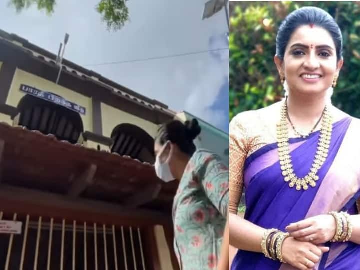 Pandian stores actress sujitha dhanush in bharathiyar house video goes viral Sujitha Dhanush | எட்டயபுரம் வீடு.. தெரியாத கதைகள்.. பாரதியார் பிறந்த இல்லத்தை சுற்றிக்காட்டிய பாண்டியன் ஸ்டோர்ஸ் சுஜிதா..