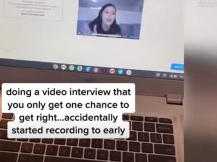 Chaylene Martinez video interview viral video SkyWest Airlines online job interviews video Watch: ऑनलाइन Interview के दौरान महिला ने उड़ाया कंपनी का ही मजाक, वीडियो वायरल
