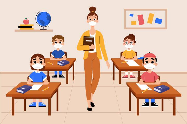 ​जारी दिशा-निर्देशों के अनुसार स्कूलों में कोरोना (Corona) से बचाव का सख्ती से पालन होगा.