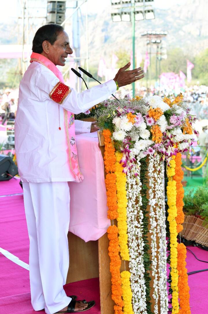 రాయగిరిలో ఏర్పాటు చేసిన బహిరంగ సభలో మాట్లాడిన సీఎం కేసీఆర్