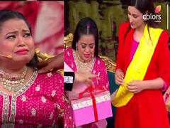 Bharti Singh Godh Bharai: हुनरबाज़ के सेट पर अपनी गोद भराई में Parineeti Chopra का गिफ्ट देख भड़कीं भारती सिंह
