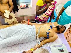 தஞ்சை பெரியநாயகிபுரத்தில் ஊராட்சி மன்றத் தலைவர் முயற்சியால் இலவச ECG மையம் தொடக்கம்