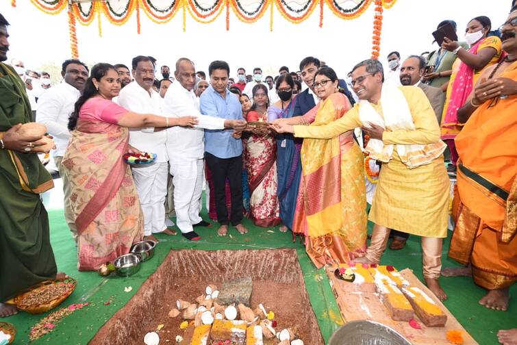 Minister KTR laid foundation stone expansion Genpact Campus in Uppal KTR: హైదరాబాద్‌కు అన్ని వైపులా ఐటీ కంపెనీలు, తూర్పు వైపున లక్ష ఉద్యోగాలకు ఛాన్స్: కేటీఆర్