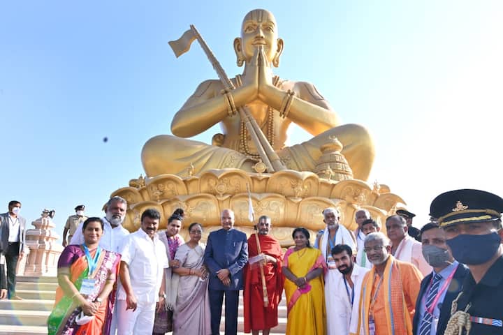 రామానుజాచార్యులు విశిష్ట అద్వైత సిద్ధాంతాలు బోధించారని, ఆయన సామాజిక అసమానతలు రూపుమాపారని రాష్ట్రపతి అన్నారు.