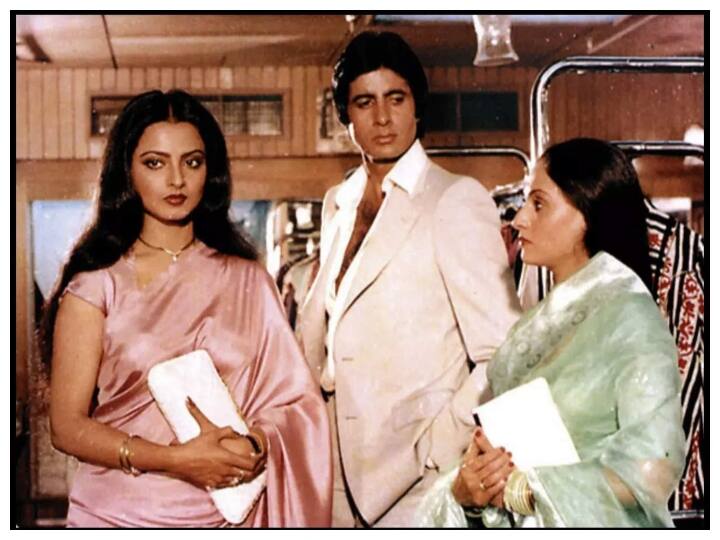 When Rekha gave Jaya Bachchan a dodge to meet Amitabh Bachchan she arrived with a bouquet Amitabh Bachchan Rekha: जब रेखा ने अमिताभ बच्चन से मिलने के लिए Jaya Bachchan को दिया था चकमा