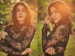 ब्लैक ट्रांसपेरेंट टॉप में कहर लगीं Sara Ali Khan, बिखरी ज़ुल्फों ने भी ढाया गज़ब
