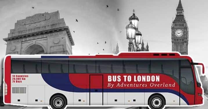 Delhi To London To Begin Soon Know Cost And Route Not The First Service Kolkata To London First Service Good News For Travel Buffs! Bus Service From Delhi To London To Begin Soon; Know Cost & Route