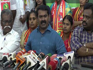 Local Body Election 2022 | எங்கள் கட்சி வேட்பாளர்கள் கடத்தப்படுகிறார்கள்;  நாம் தமிழர் கட்சியை பார்த்து திமுக பயப்படுகிறது -  சீமான் பேட்டி