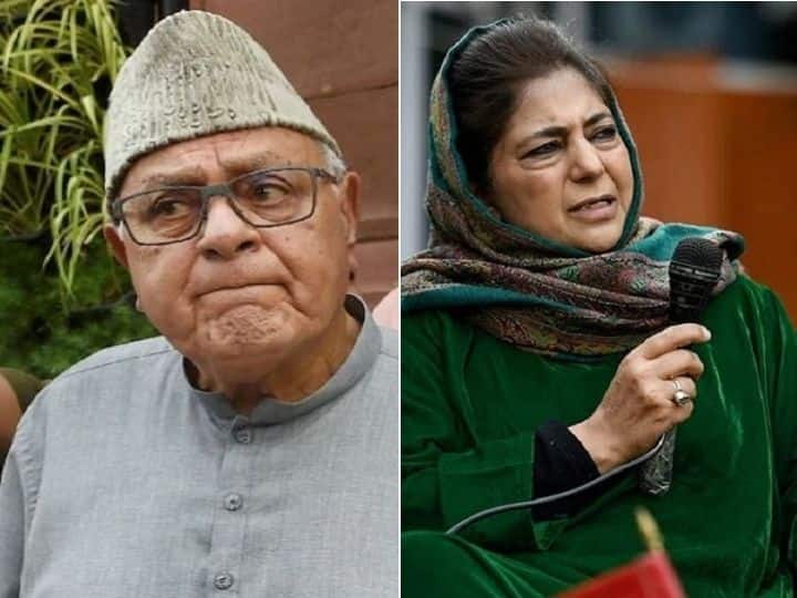 Mehbooba Mufti And Farooq Abdullah Take A Dig At BJP, Say Party Taking Advantage Of Hijab Row For UP Elections Hijab Row: Mehbooba Mufti & Farooq Abdullah Target BJP. PDP Chief Alleges BJP Will 'Erase' Symbols Of Muslims