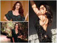 Nehha Pendse Photos: ब्लैक ड्रेस में अदाएं बिखेरतीं किसी ब्यूटी क्वीन से कम नहीं लगती हैं नेहा पेंडसे