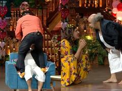 The Kapil Sharma Show: कपिल शर्मा ने चलते शो में पकड़ा Kiku Sharda का गला, कॉमेडियन को मनाने के लिए Krushna Abhishek ने जोड़े हाथ