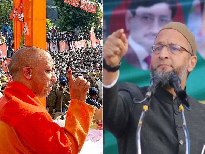 UP Election 2022 CM Yogi Adityanath reacts on AIMIM MP Asaduddin Owaisi UP Election 2022: असदुद्दीन ओवैसी पर सीएम योगी आदित्यनाथ का बड़ा हमला, कहा- शरीयत नहीं, संविधान के हिसाब से ही चलेगा भारत