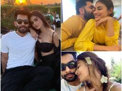 Newly Wed Mouni Roy-Suraj Nambiar Celebrate V-Day With Awwwdorable PICS