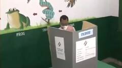 UP Election Voting: वित्त मंत्री सुरेश खन्ना ने डाला वोट, बोले-'बहुमत से बीजेपी की सरकार बनेगी'