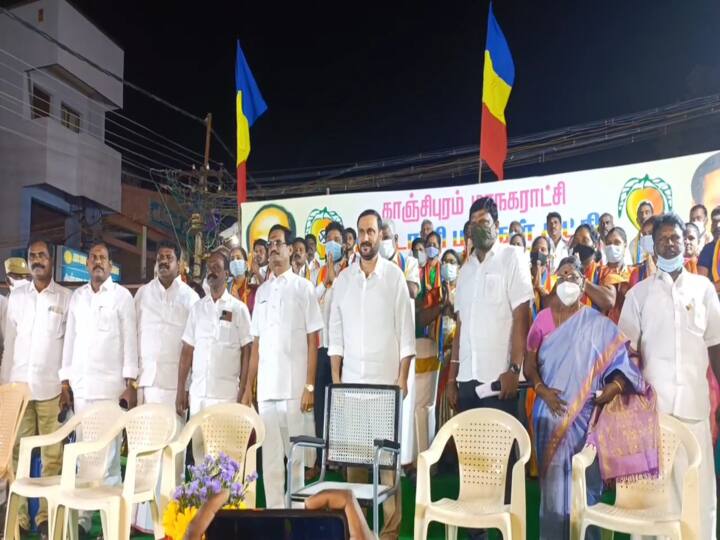 kanchipuram  Urban Local Body Election 2022 Tamilnadu pmk anbumani ramdoss speech at kanchipuram DMK, AIADMK, Congress, BJP-Anbumani Ramadas new charges are the reason for coming to NEET exam Local body election | நீட் தேர்வுக்கு காரணம் திமுக, அதிமுக, காங்கிரஸ், பாஜகதான்-அன்புமணி ராமதாஸ் புதிய குற்றச்சாட்டு