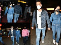 Vicky Kaushal और Katrina Kaif साथ में सेलिब्रेट करेंगे पहला वैलेंटाइन, एयरपोर्ट पर एक-दूसरे का हाथ थामे आए नजर