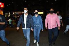 Vicky Kaushal ਤੇ Katrina Kaif ਇਕੱਠੇ ਮਨਾਉਣਗੇ ਪਹਿਲਾ ਵੈਲੇਨਟਾਈਨ, ਏਅਰਪੋਰਟ 'ਤੇ ਇਕ ਦੂਜੇ ਦਾ ਹੱਥ ਫੜੇ ਆਏ ਨਜ਼ਰ