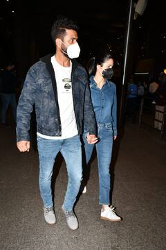 Vicky Kaushal और Katrina Kaif साथ में सेलिब्रेट करेंगे पहला वैलेंटाइन, एयरपोर्ट पर एक-दूसरे का हाथ थामे आए नजर