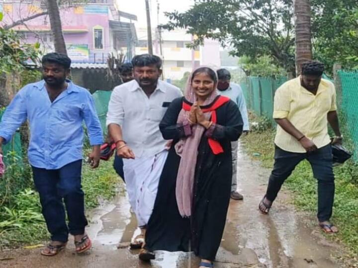 Mannargudi DMK Candidate Asiabegam election campaign Local Body Election : ’வாக்குறுதிகள் கொடுப்பதோடு மட்டுமில்லை நிறைவேற்றுவேன்’ மன்னார்குடியில் திமுக வேட்பாளர் ஆசியா பேகம் உறுதி..!