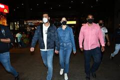 Vicky Kaushal અને katrina kaif પ્રથમ વેલેન્ટાઈન સાથે ઉજવશે, એરપોર્ટ પર એકબીજાનો હાથ પકડીને જોવા મળ્યા